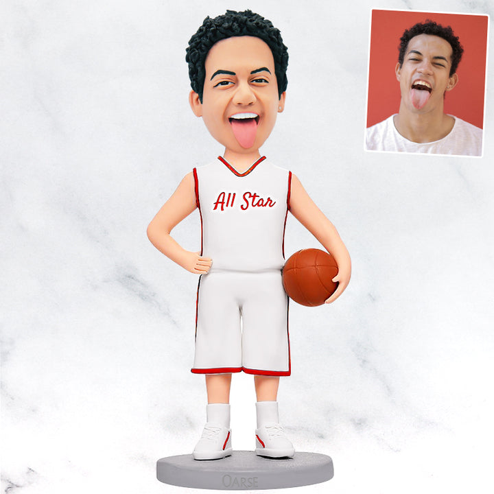 Basketball Player Personalized Bobblehead Dolls for Him - OARSE