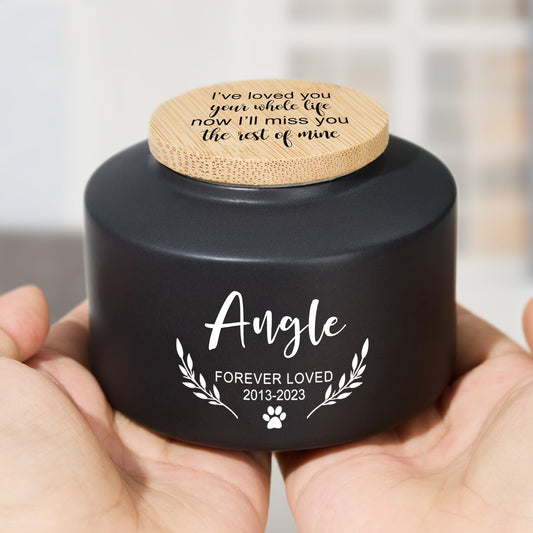 Personalized Dog Memorial Urn for Pet Ashes Custom Engraved Cremation Urns with Name - OARSE