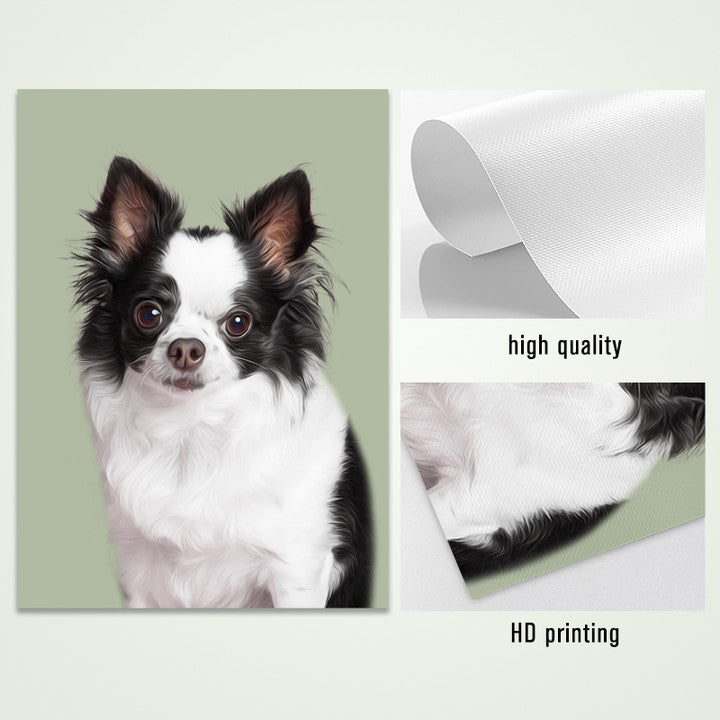 Personalized Pet Picture Posters with Dog Portraits Custom Poster Printing for Wall - OARSE