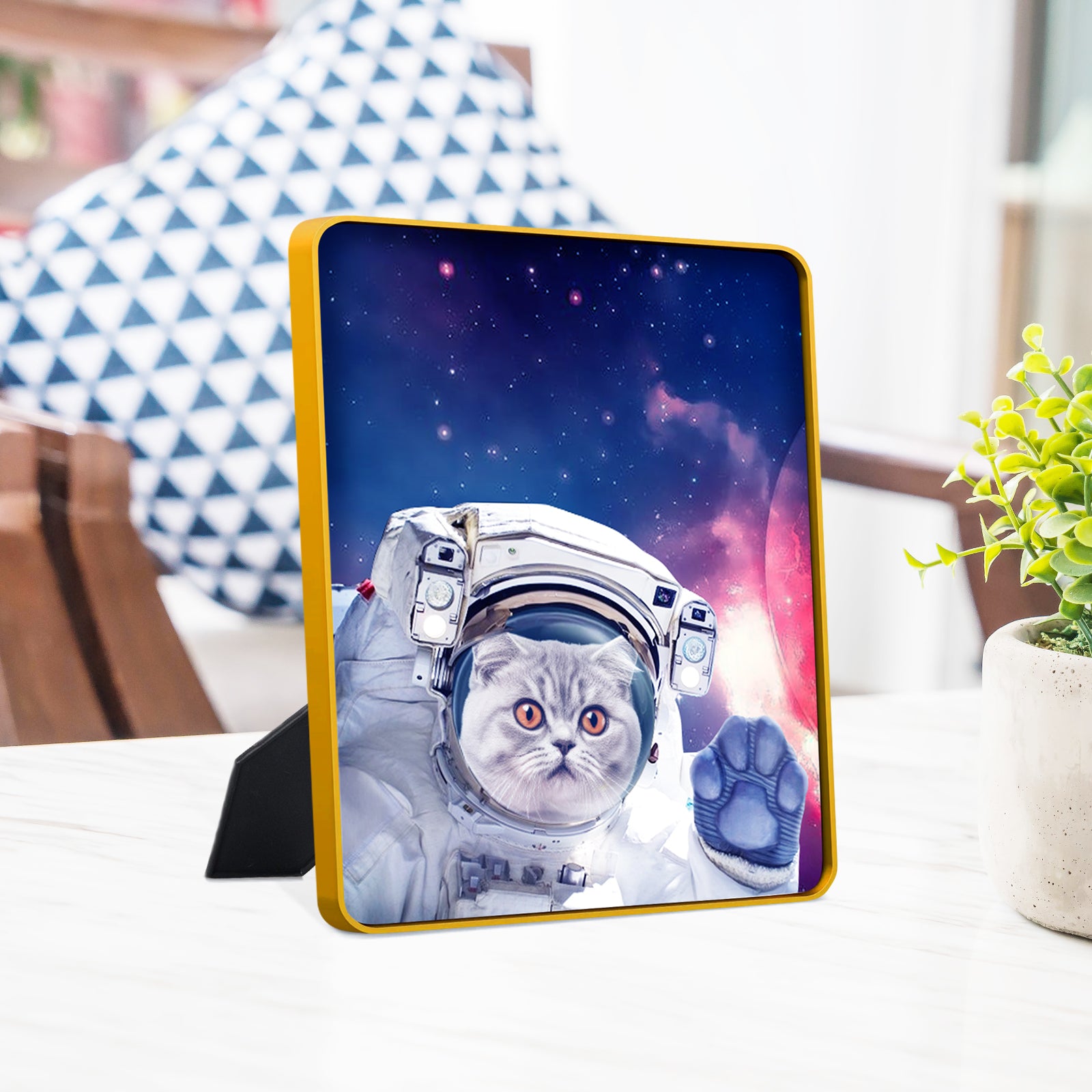 Astronaut Personalized Desktop Pet Standing Canva - OARSE