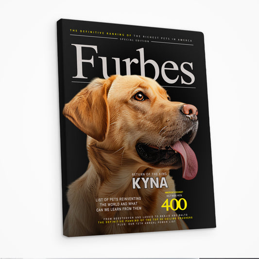 Custom Pet Portraits Canvas with Photos - Forbes’ - OARSE