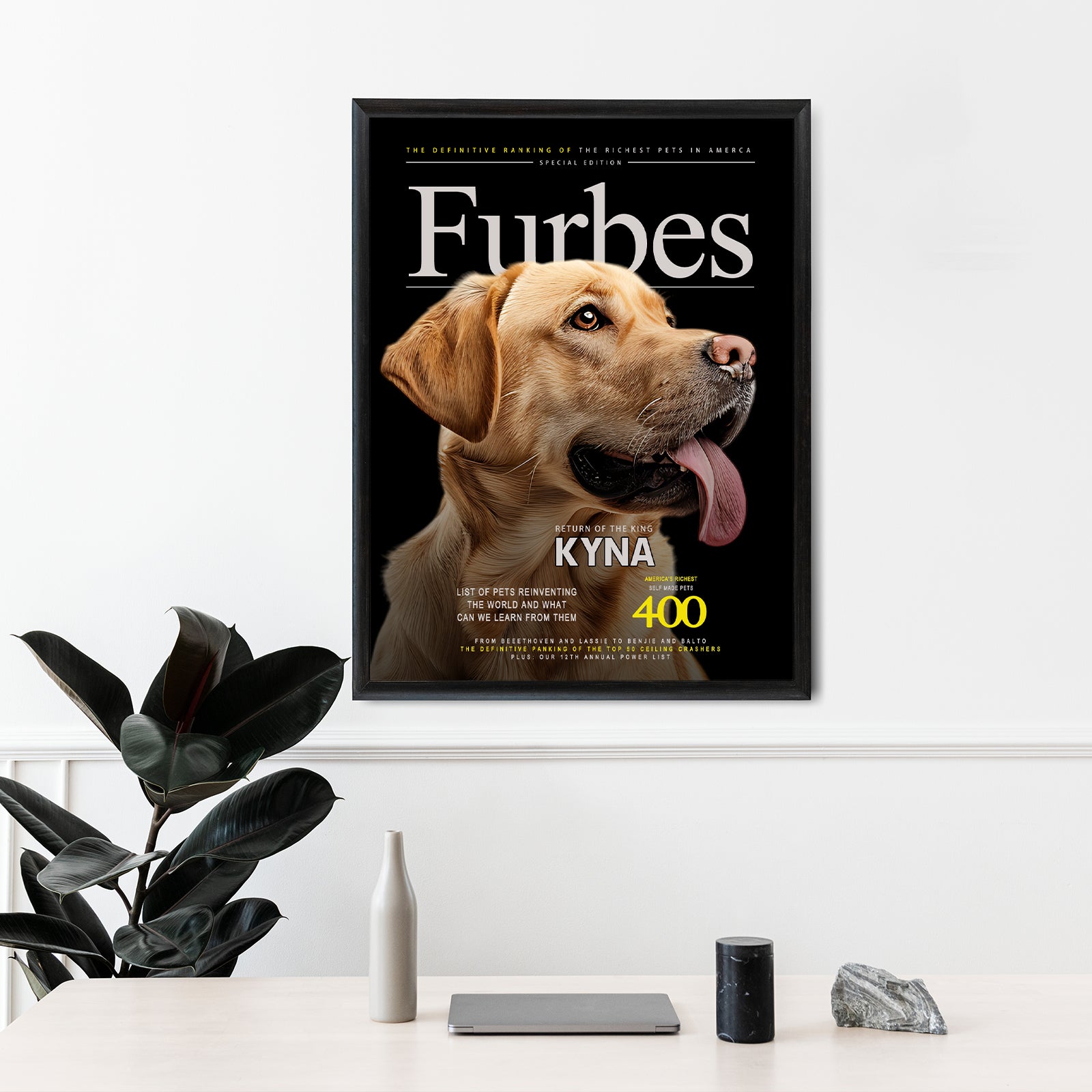 Custom Pet Portraits Canvas with Photos - Forbes’ - OARSE