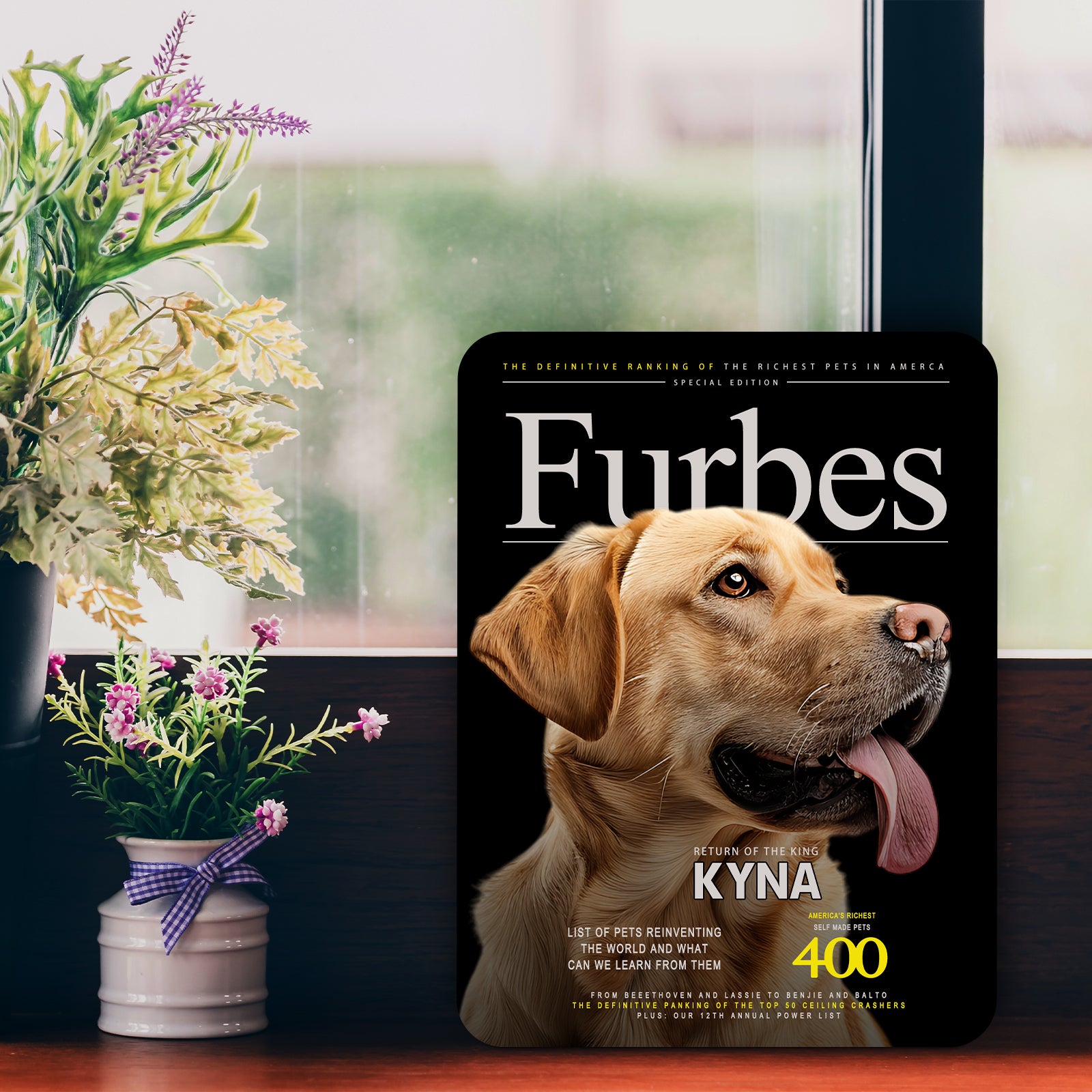 Custom Pet Portraits Canvas with Photos - Forbes’ - OARSE