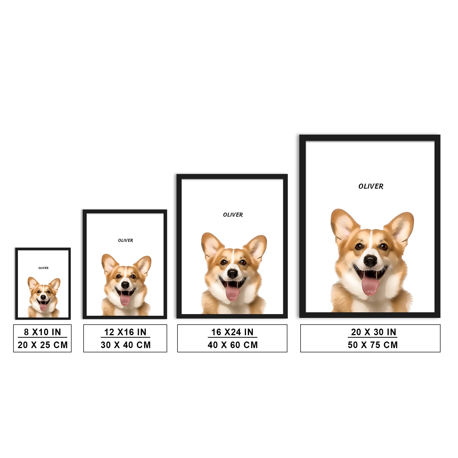 Custom Memorial Pet Portraits Canvas Art - OARSE