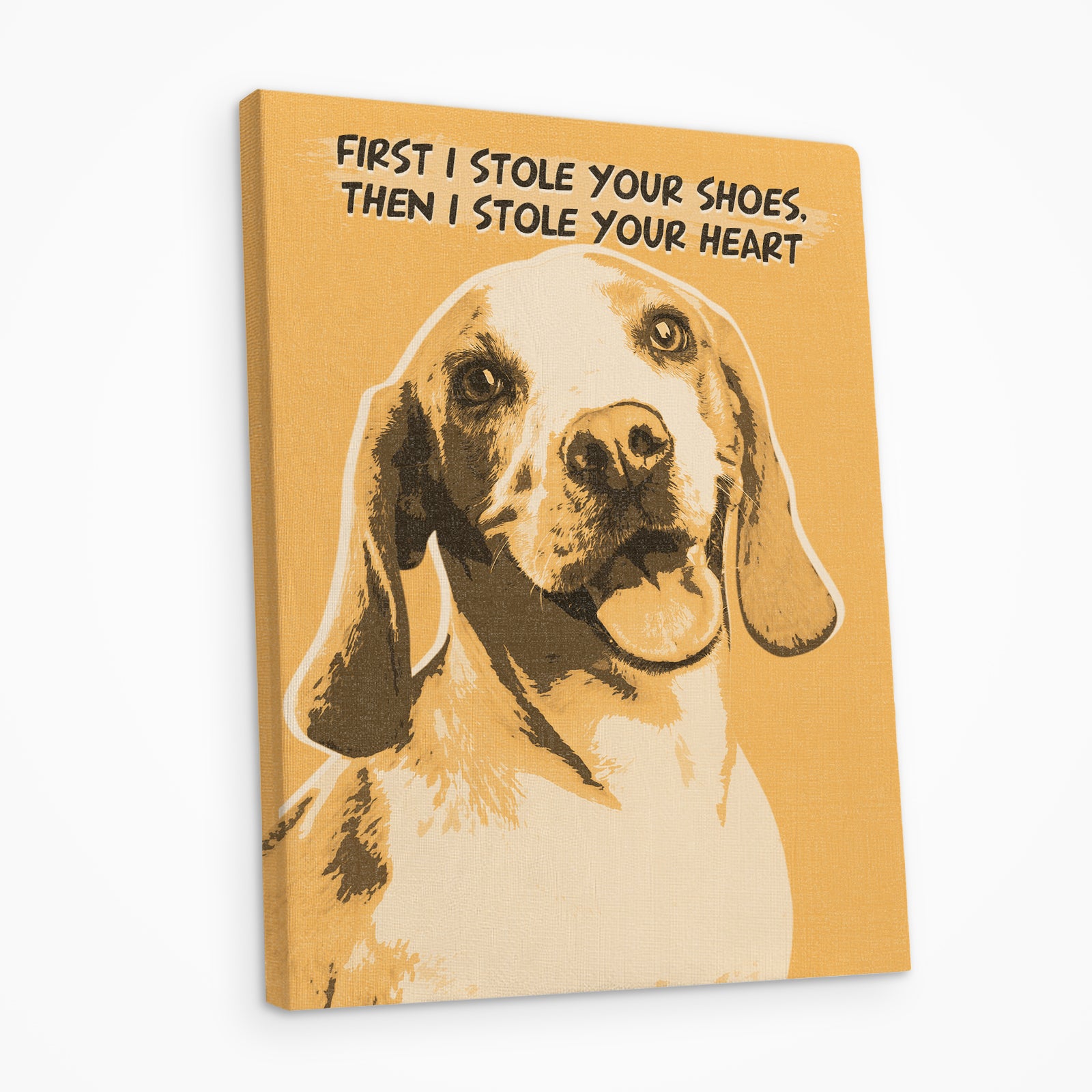 Custom Pop Pet Art Portrait Canvas Prints for Pet Memorial Gift - OARSE