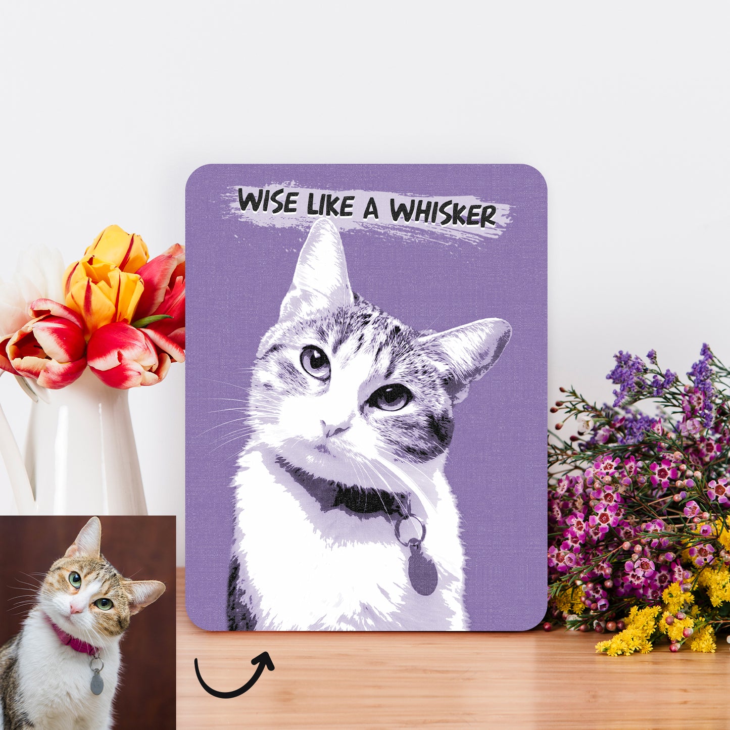 Custom Pop Pet Art Portrait Canvas Prints for Pet Memorial Gift - OARSE