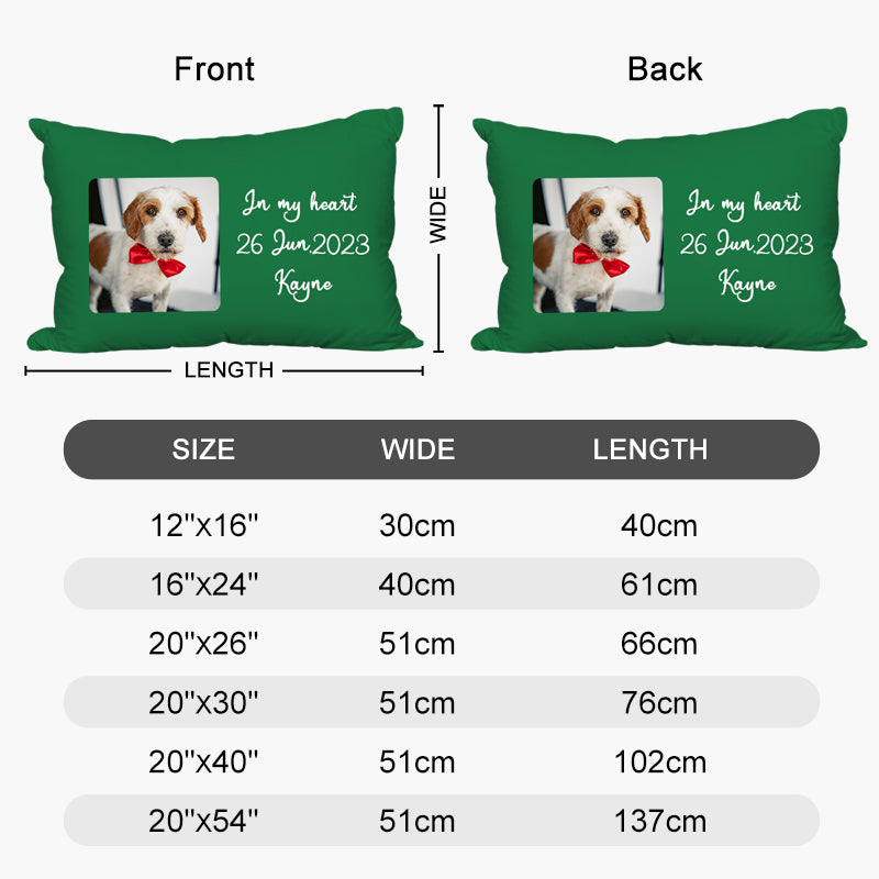 Personalized Pet Picture Pillow with Name Customized Photo Printed - OARSE