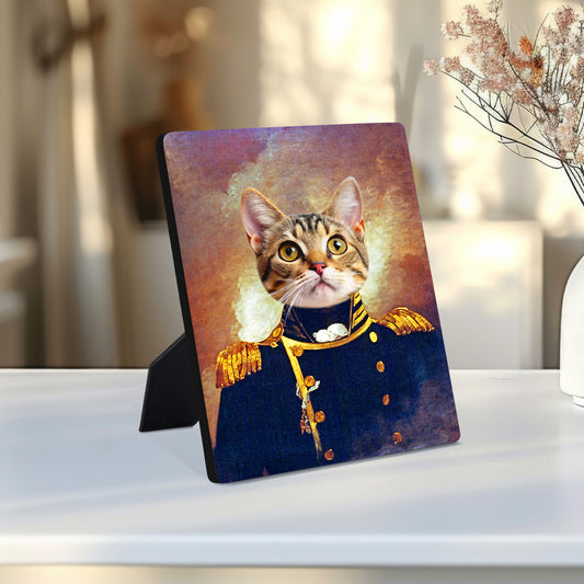 Personalized Pet Renaissance Standing Canvas- the Admiral - OARSE