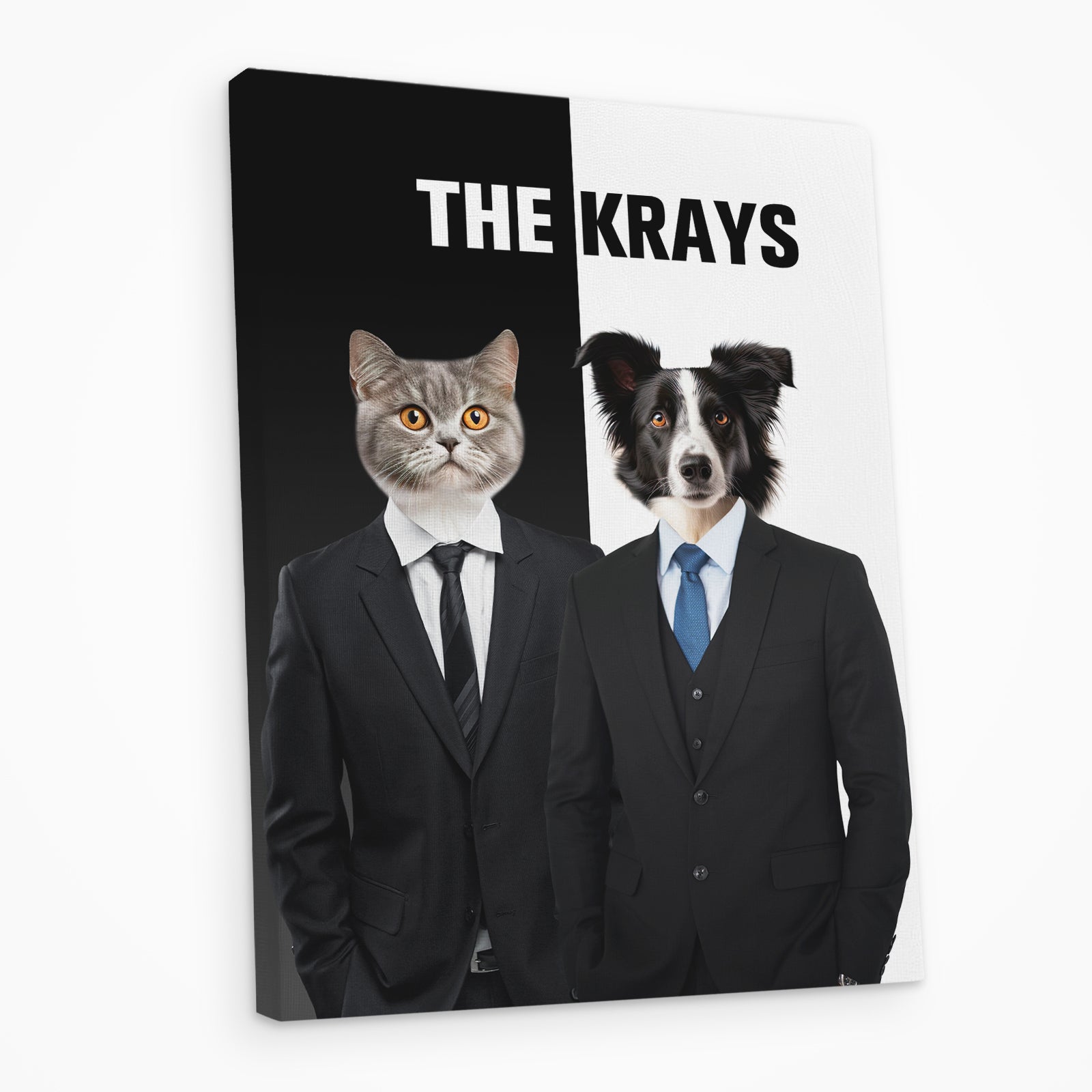 Custom Pet Picture Canvas - THE KRAYS - OARSE