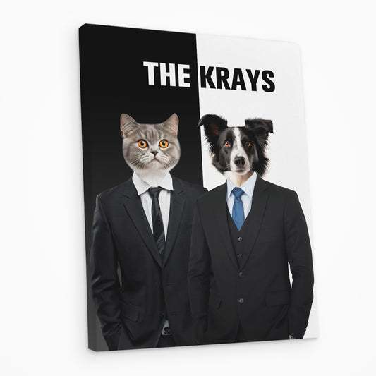 Custom Pet Picture Canvas - THE KRAYS - OARSE