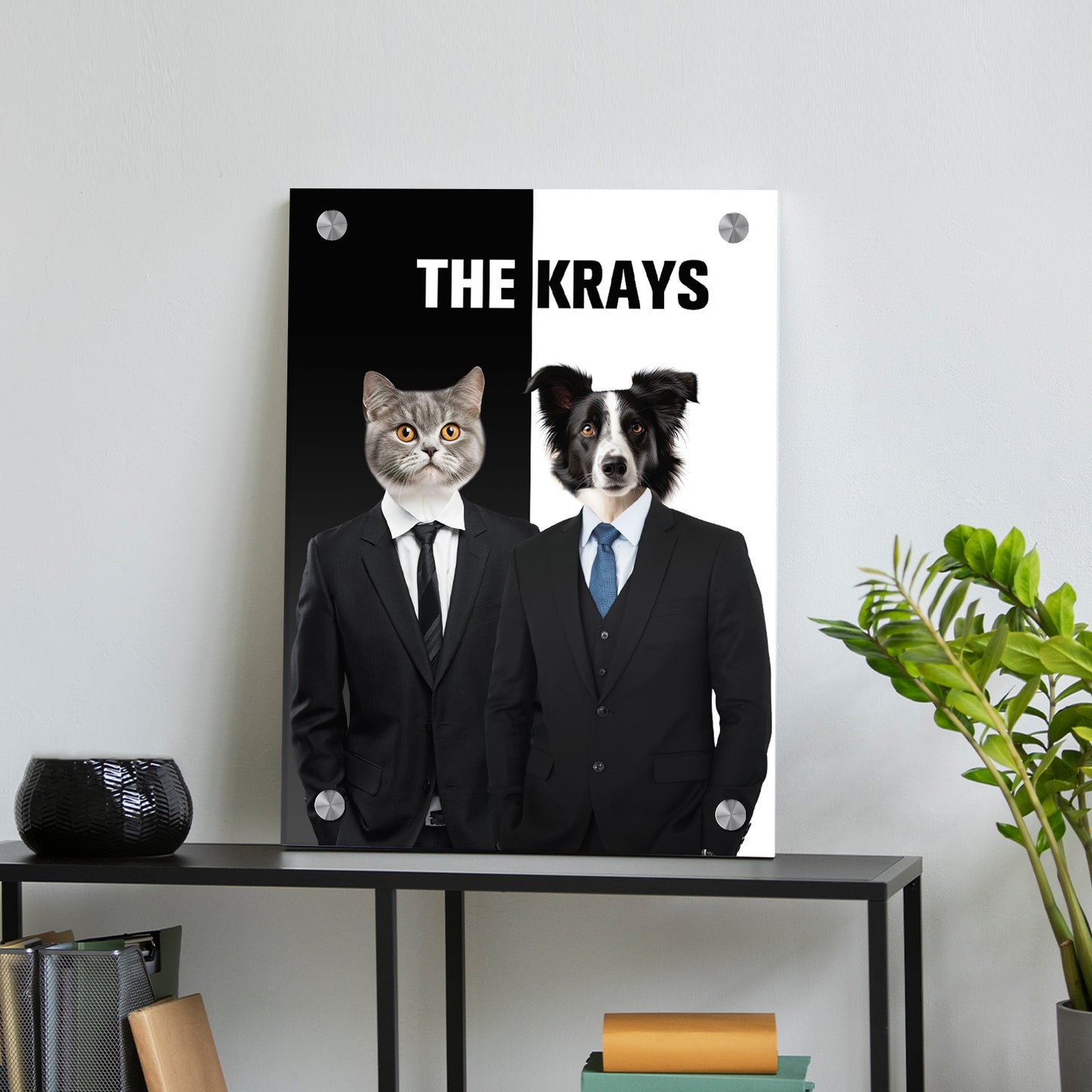 Custom Pet Picture Canvas - THE KRAYS - OARSE