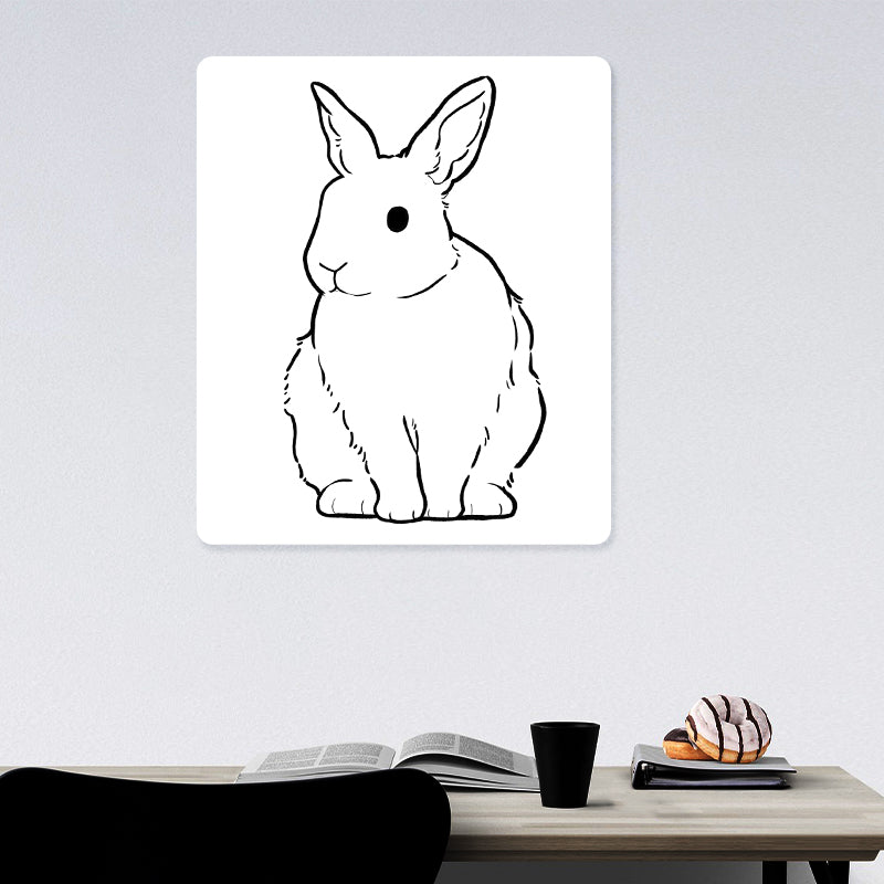 Custom Pet Portrait Line Art Canvas Made from Dog Photo Personalized Dog Memorial Gift - OARSE