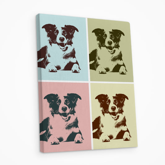 Pop Art Custom Pet Portrait Canvas with Photo - OARSE