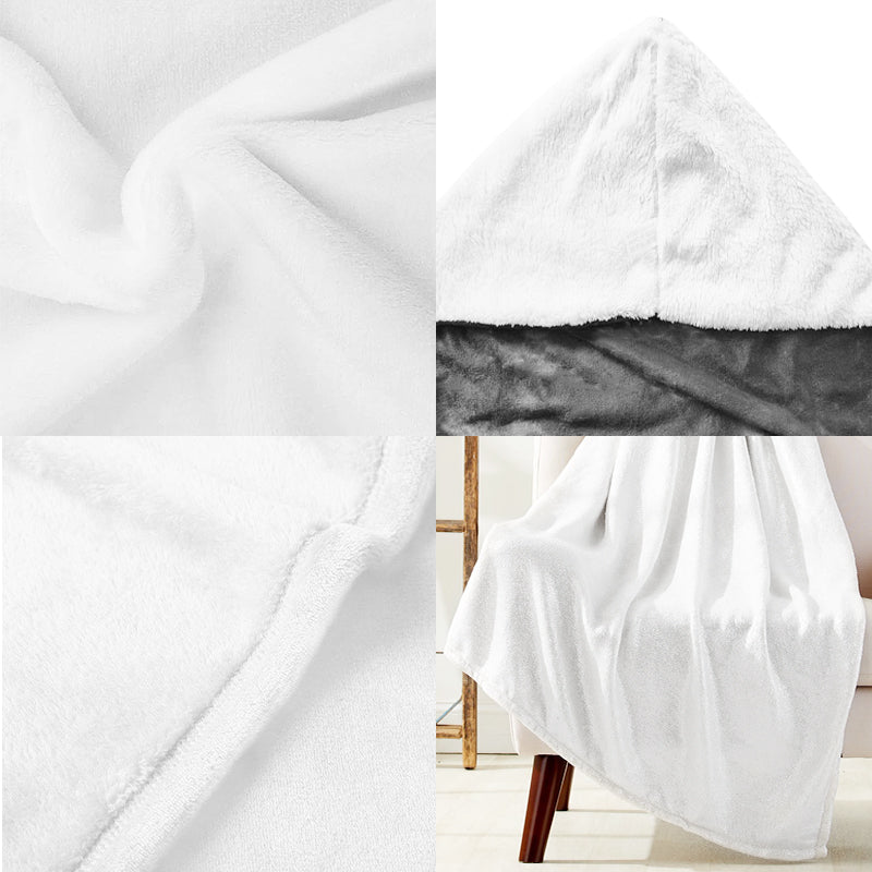 Custom Pet Muti-Face Huggle Hoodie Blanket Made From Pet Pictures for Adult - OARSE