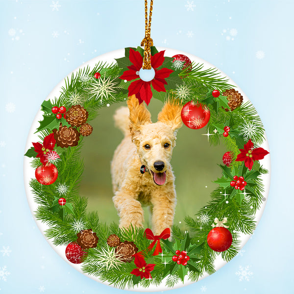 Custom Photo Christmas Ornaments with Pet Picture - OARSE