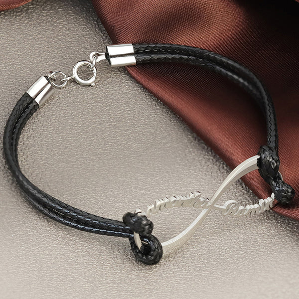 Custom Infinity Name Bracelet - Oarse