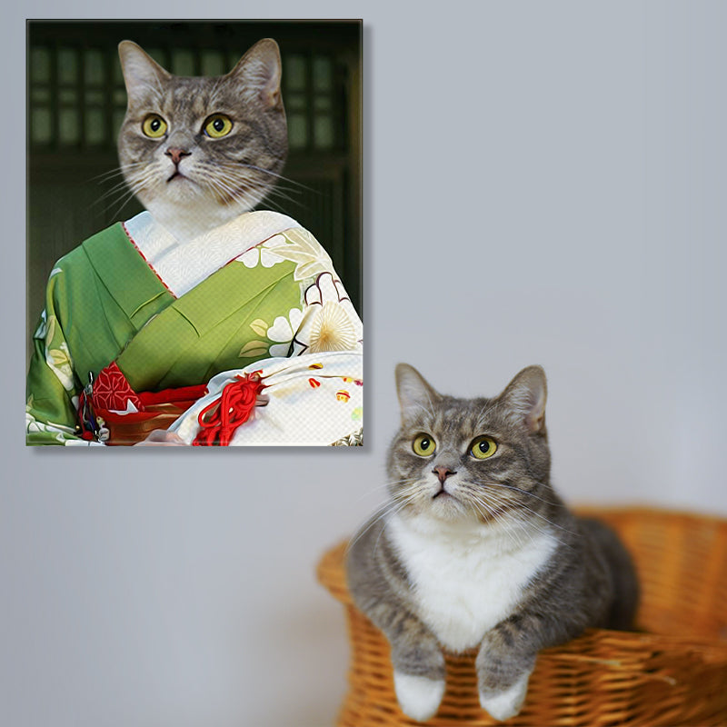 The Geisha Personalized Pet Portraits - Oarse