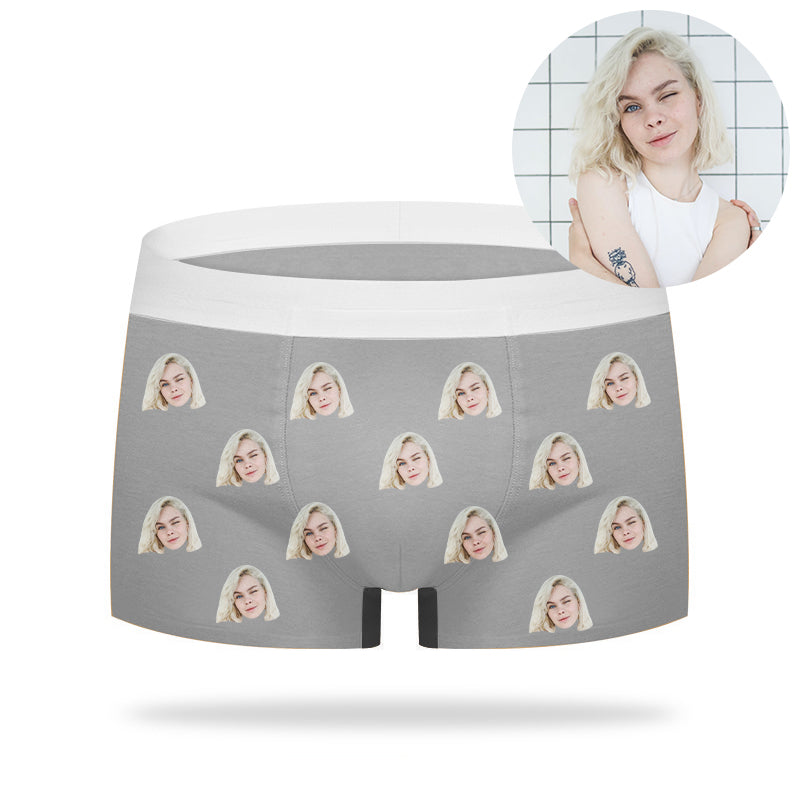 Custom Girlfriend Face On Boxers - Oarse