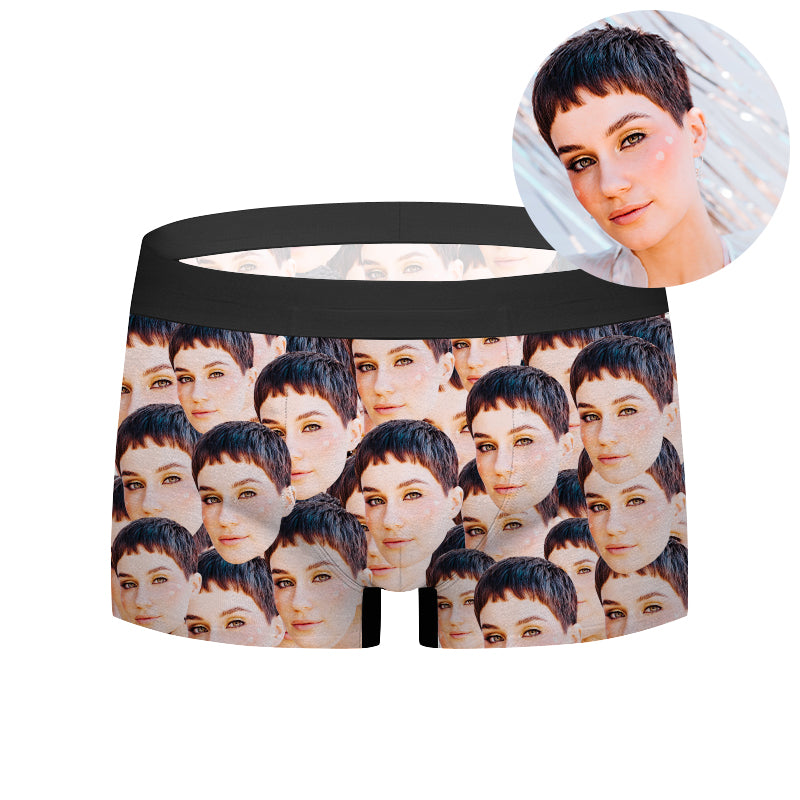 Custom Girlfriend Face All Print Boxer - Oarse