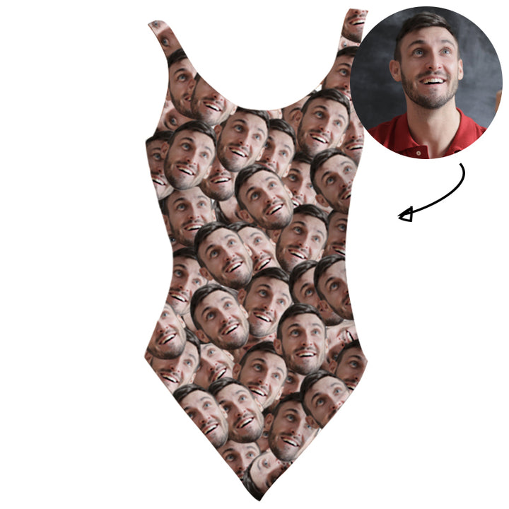 Custom Boyfriend Face Swimsuit For Women - Oarse