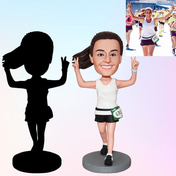 Fully Customizable 1 Person Bobbleheads wtih Your Picture - Oarse