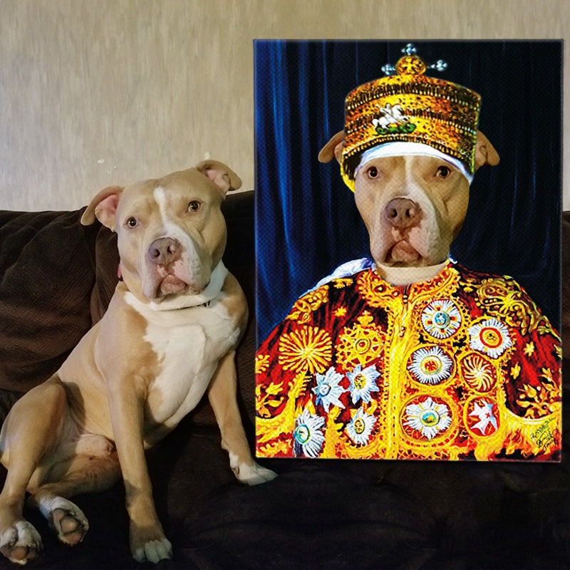 The African King Personalized Pet Canvas Art - Oarse