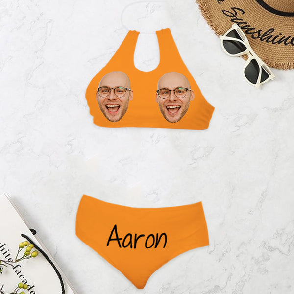 Custom Face Bathing Suit, Swimsuit With Face On It - Oarse