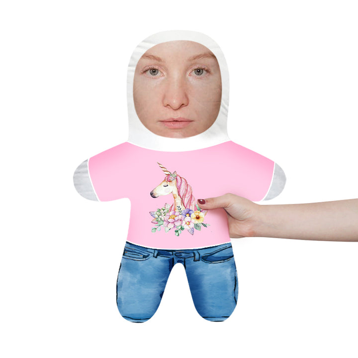 Unicorn T Shirt Mini Me Personalized Doll - Oarse