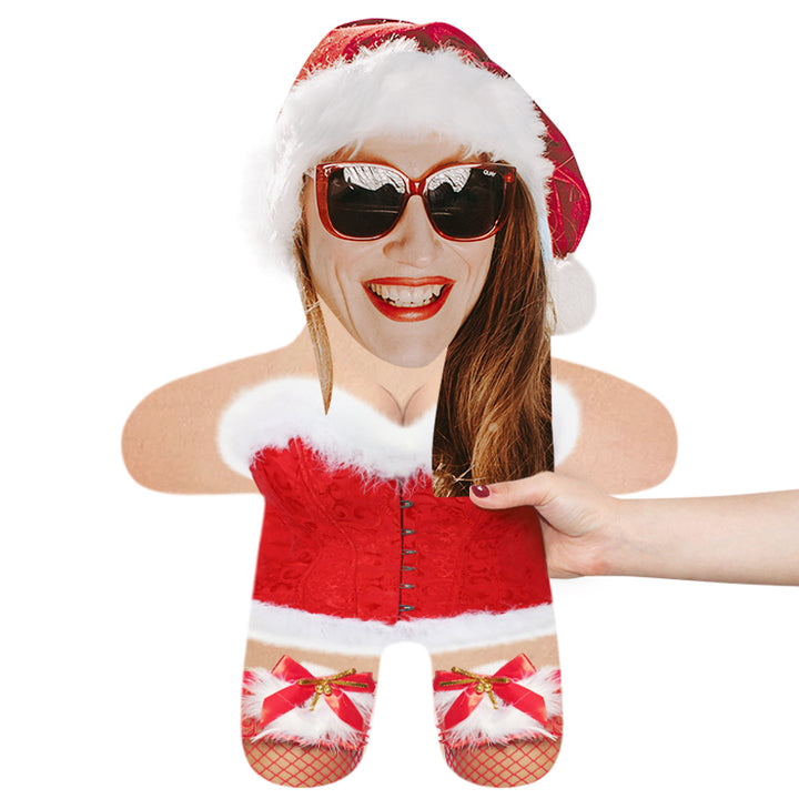 Christmas Girl Photo Body Pillows, Custom Body Pillow with Picture for Her - Oarse