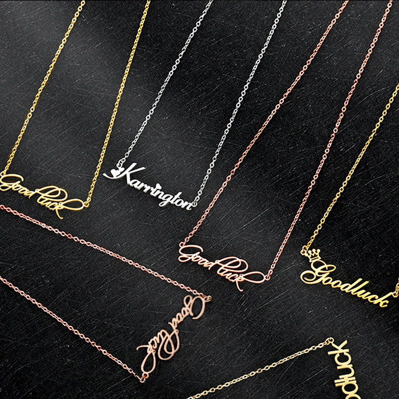 Personalized Chain With Name Script Name Necklace - Oarse