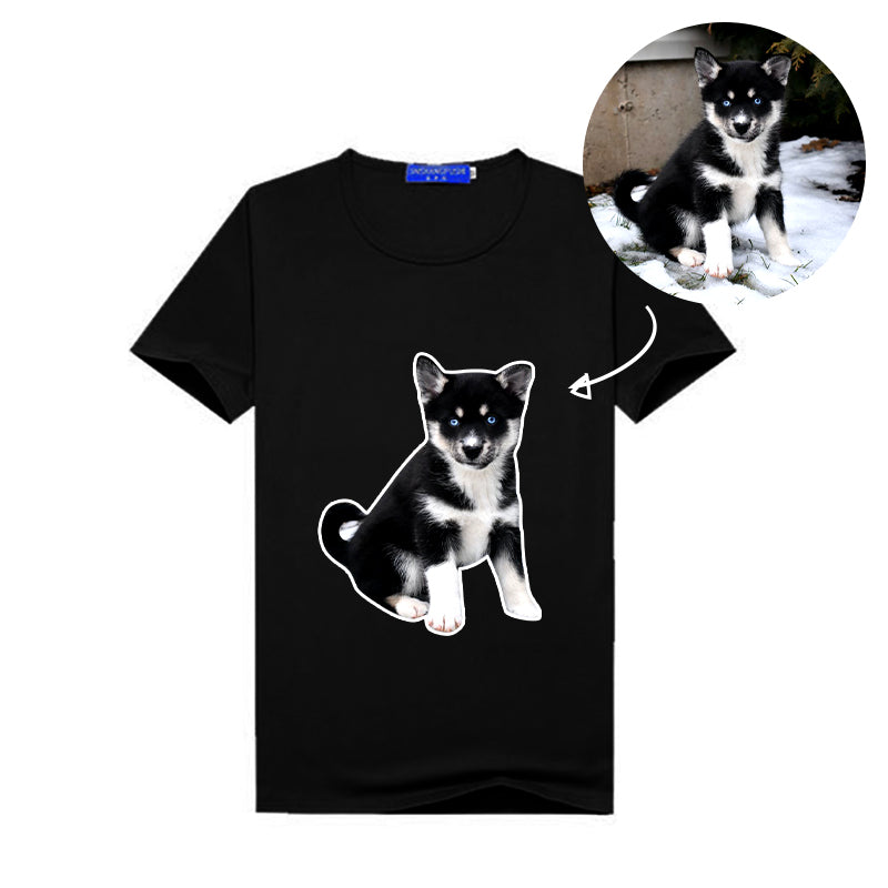 Custom Pet Photo T-shirt For Women - Oarse