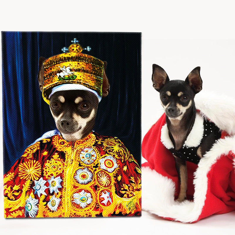 The African King Personalized Pet Canvas Art - Oarse