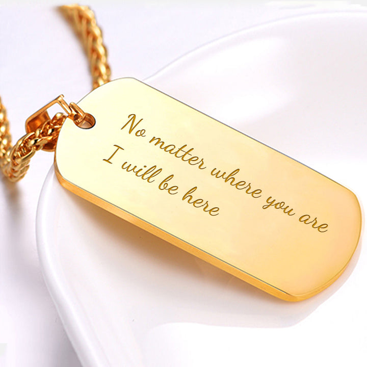 Photo Dog Tag Necklace Personalized Dog Tags For Boyfriend - Oarse