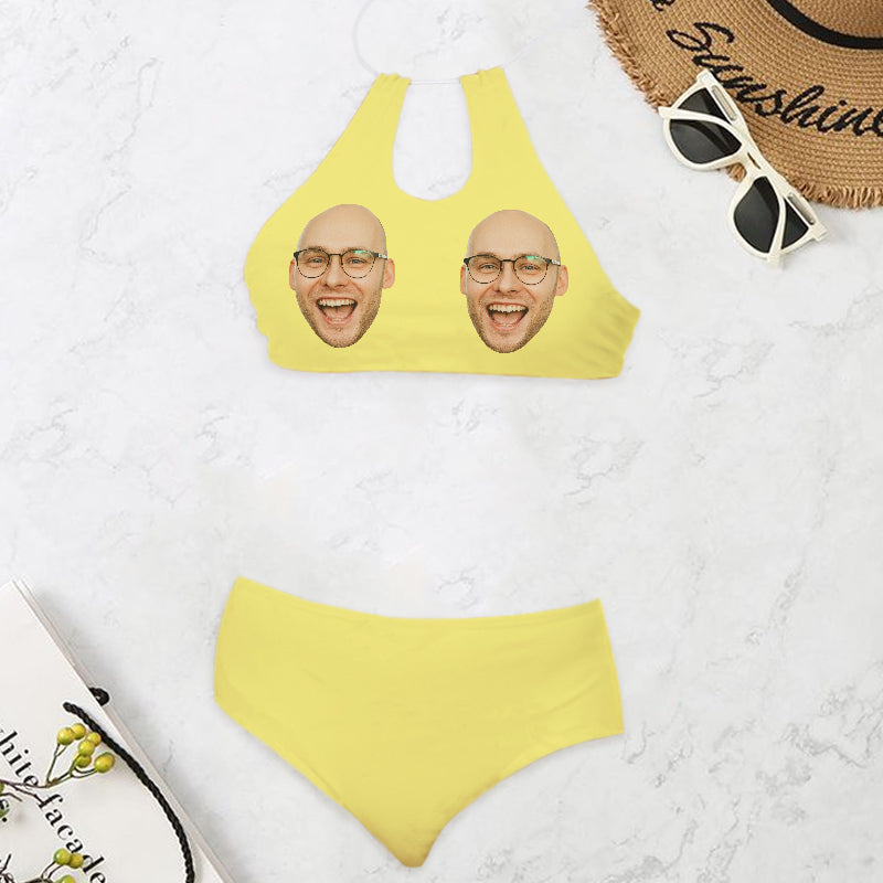 Custom Face Bathing Suit, Swimsuit With Face On It - Oarse