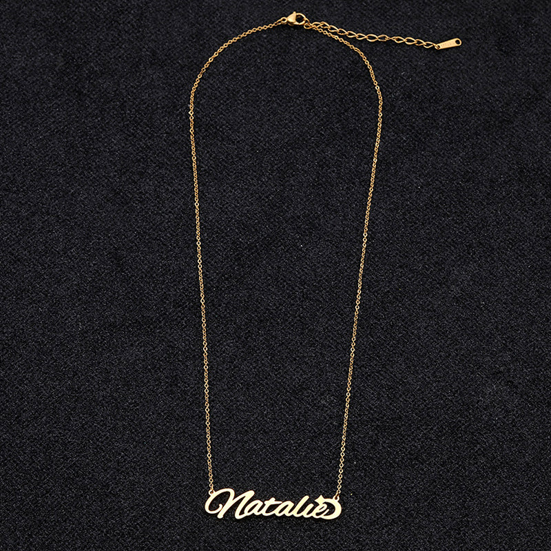 Personalized Chain With Name Script Name Necklace - Oarse