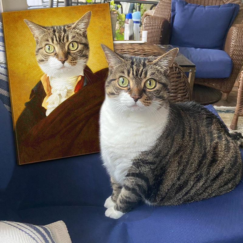 Custom Royal Noble Pet Paintings Canvas - Oarse