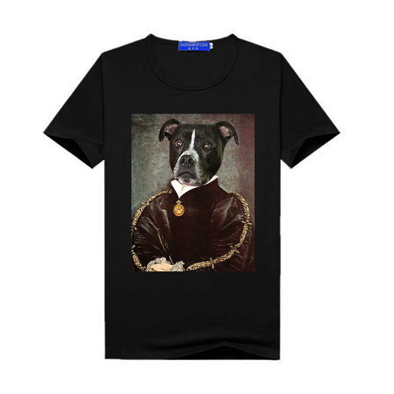The Baroness Pet Portrait Custom Womens T Shirt - Oarse
