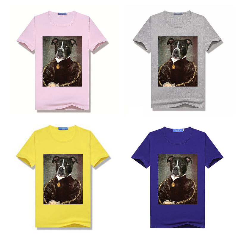 The Baroness Pet Portrait Custom Womens T Shirt - Oarse