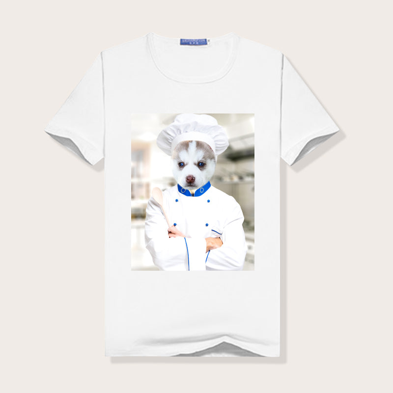 The Chef Portrait Custom Pet Women T Shirt - Oarse