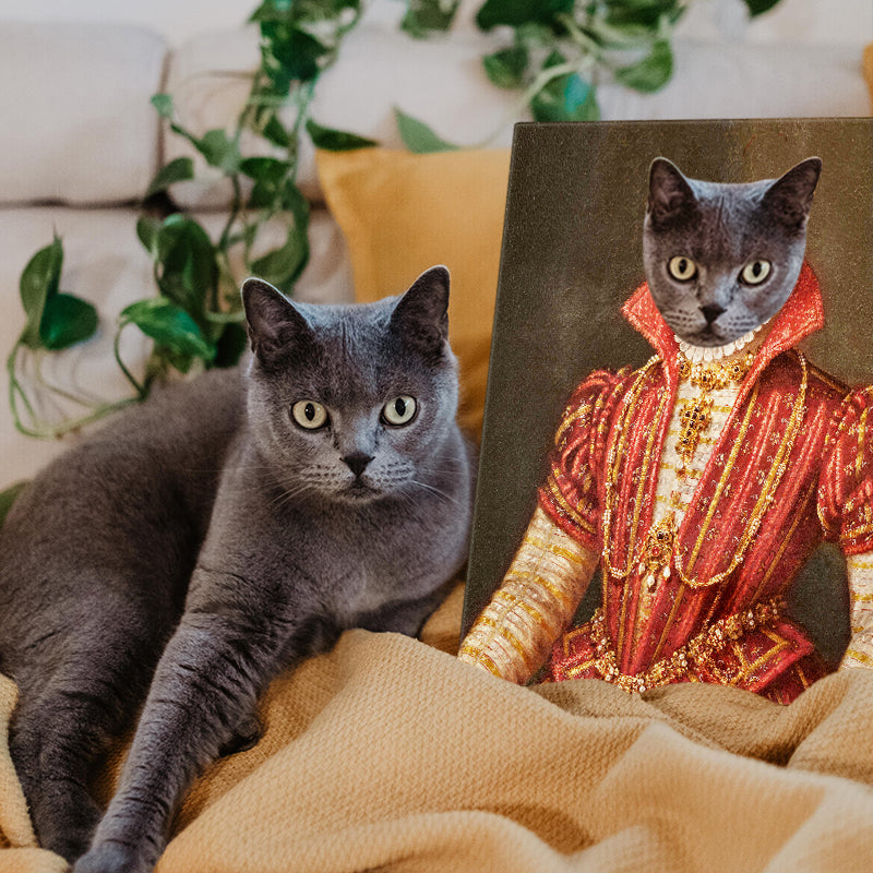 Custom The Duchess Pet Portrait Canvas - Oarse