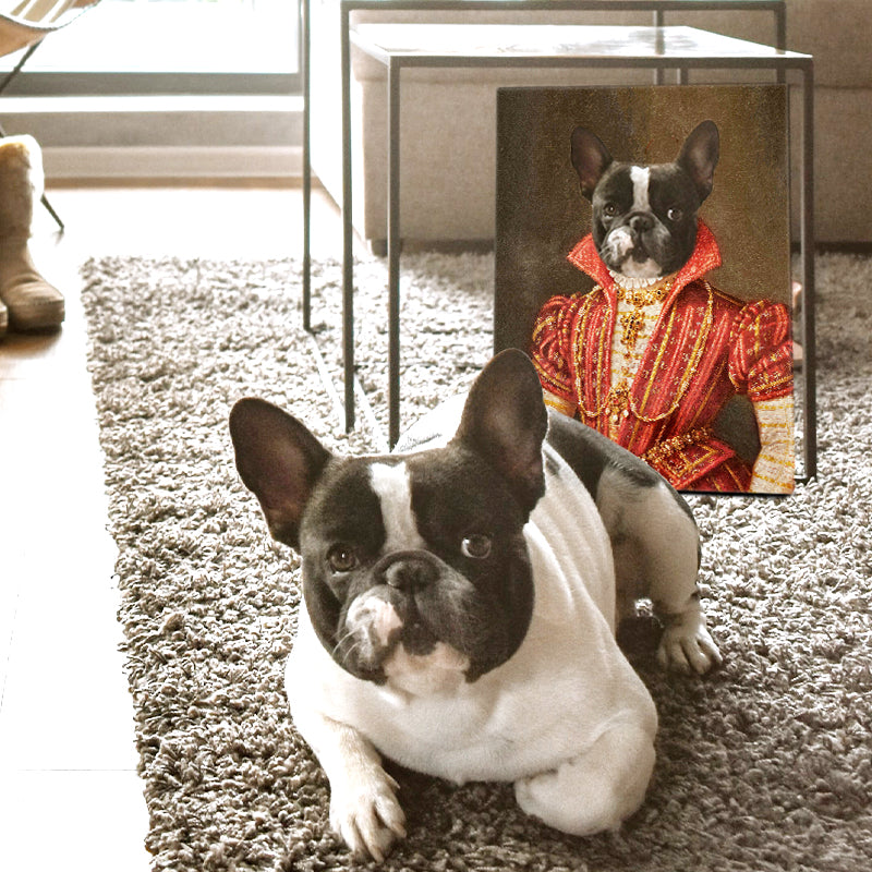 Custom The Duchess Pet Portrait Canvas - Oarse