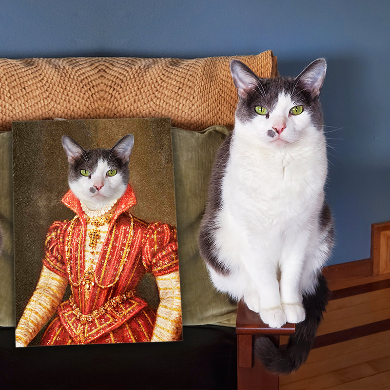 Custom The Duchess Pet Portrait Canvas - Oarse