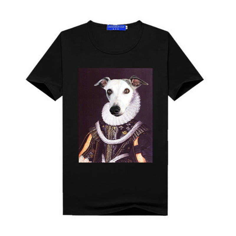 The Queen of Bohemia Personalized Pet Face T Shirt For Women - Oarse