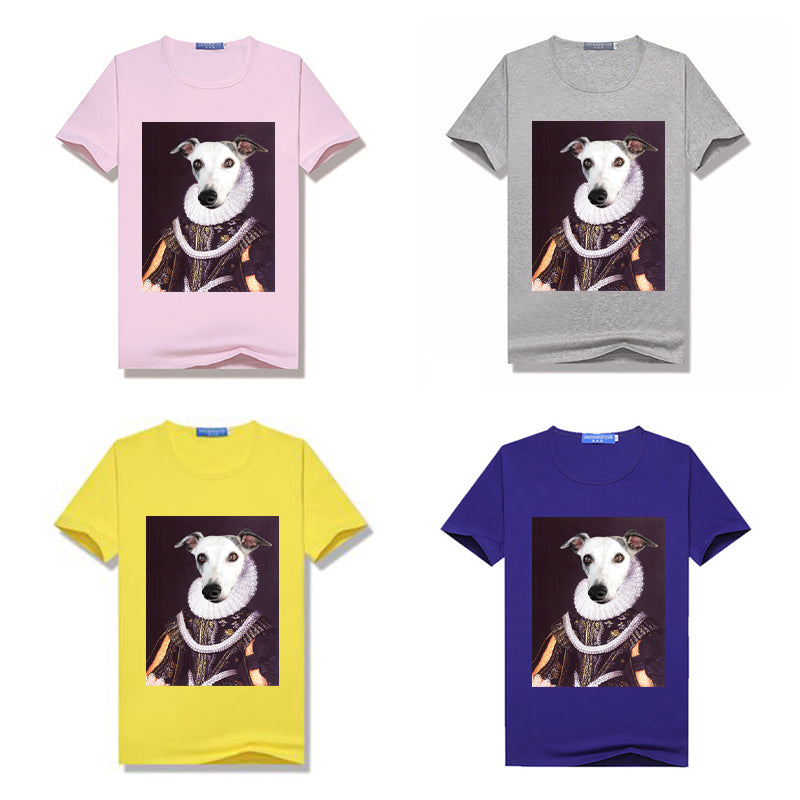 The Queen of Bohemia Personalized Pet Face T Shirt For Women - Oarse