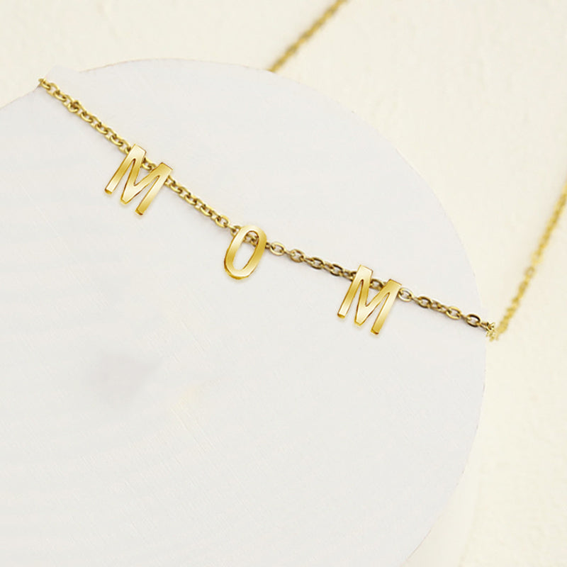 Dangle Letter Name Necklace, Necklace Name Design - OARSE