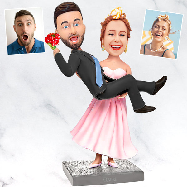 Funny Couple Bobbleheads Personalized Bobblehead Dolls - OARSE