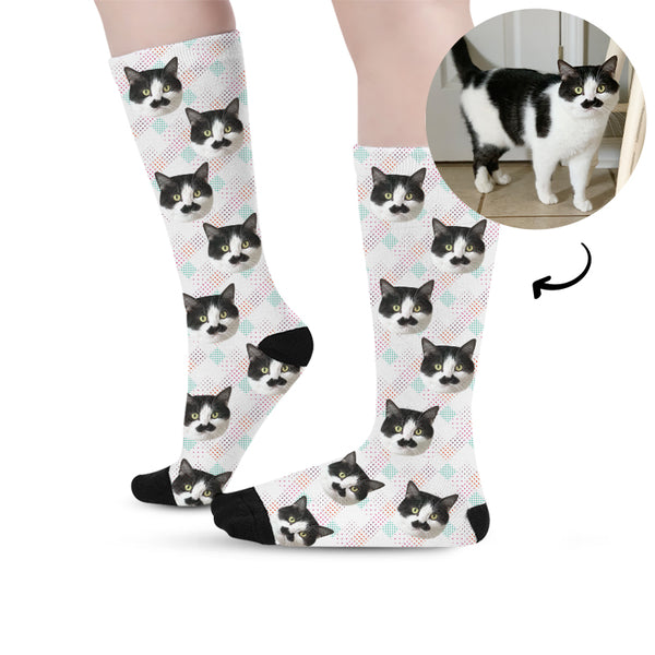 Custom Classic Pet Face Socks - Oarse