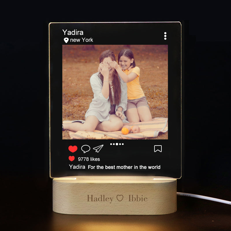 Instagram Style 3d Led Lamp, Instagram Photo Lamp - Oarse