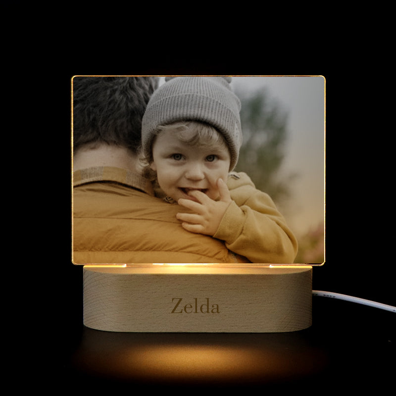 Personalized Photo Night Light, Picture Lamp Gift For Friends, Him, Her - Oarse