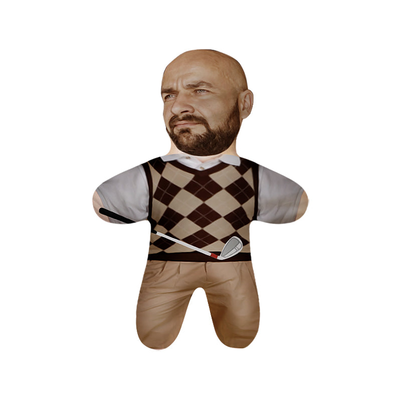 Custom Golfer Mini Me Photo Doll - Oarse